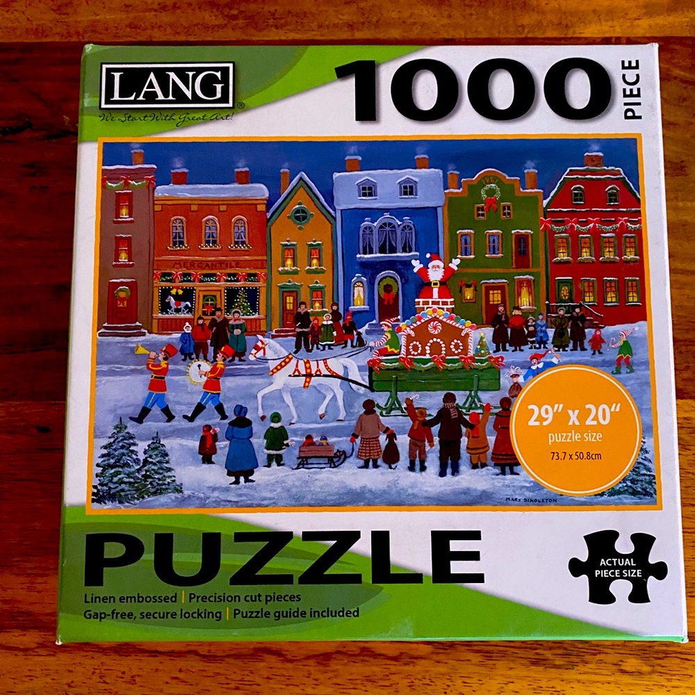 Lang 1000 piece Christmas puzzle